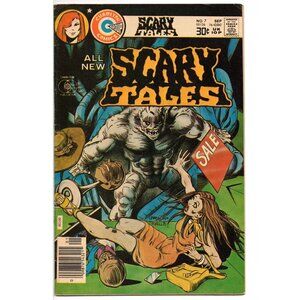 Scary Tales Comic Book #7 Charlton Comics 1976 Steve Ditko Sci-Fi Monster Occult